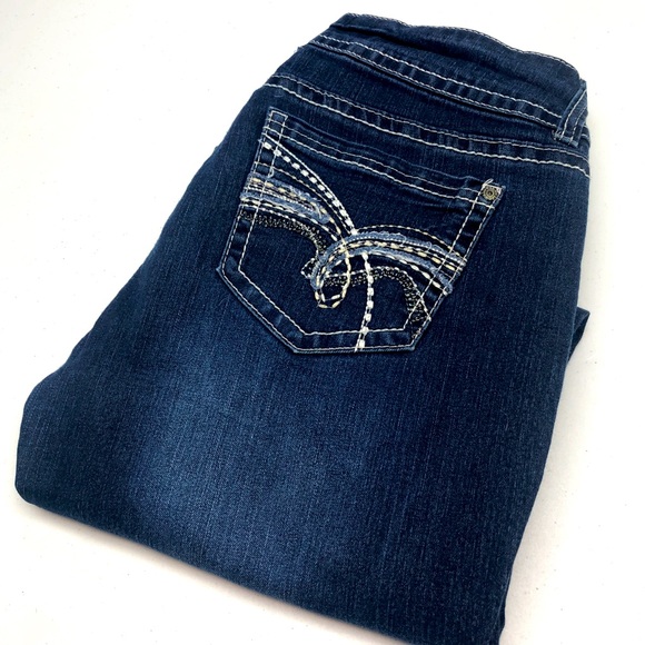 Vintage Wallflower Denim Bootcut Jeans 